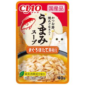 いなば　旨味スープパウチ　まぐろ　ほたて貝柱入り　４０ｇ｜chanet