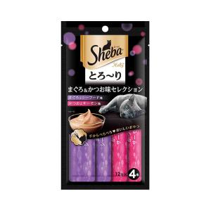 シーバ とろ〜り メルティ まぐろ＆かつお味セレクション 12g×4P 2袋入り キャットフード