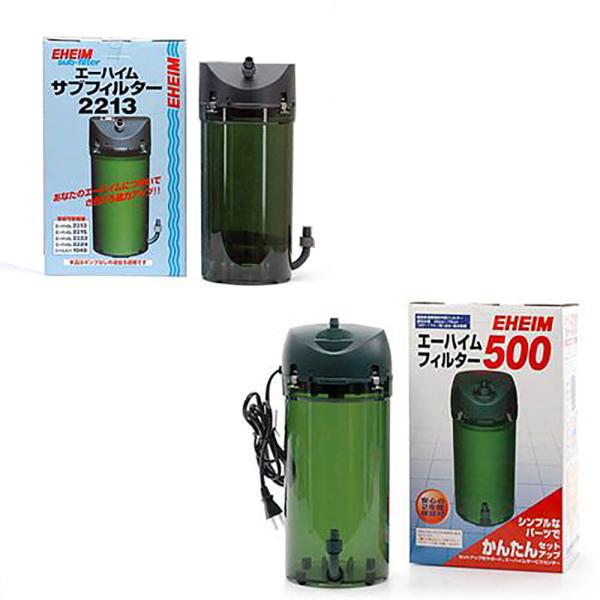 外部フィルター　６０Ｈｚ　エーハイムフィルター５００　西日本用＋サブフィルター２２１３　セット　メー...