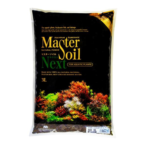 ＪＵＮ　マスターソイル　ネクスト　ＢＲ　３Ｌ　ブラウン　アクアリウム　熱帯魚　水草　栄養系