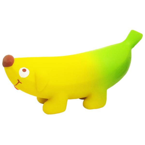 プラッツ　バナナドッグ　グリーン　犬用おもちゃ