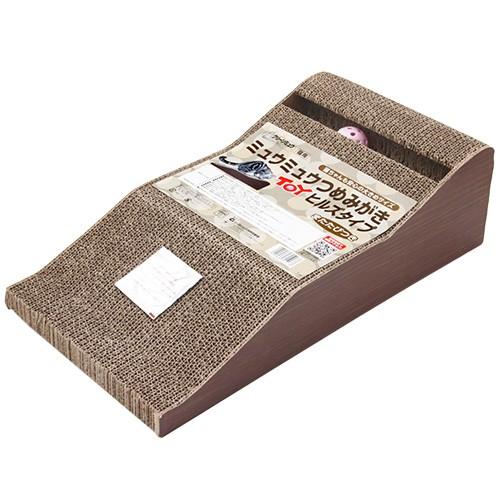 猫用　爪とぎ　シーズイシハラ　ミュウミュウ　つめみがきトイ　ヒルズタイプ