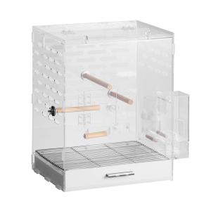 アウトレット品　ＧＥＸ　コトリウム　３５０　（３５．５×２９×４４．５ｃｍ）　アクリル製クリアバードケージ　訳あり　沖縄別途送料