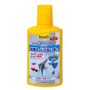 テトラ　水リサイクル　２５０ｍｌ　水換え軽減　硝酸塩・リン酸塩抑　ｐＨ・ＫＨ維持　水換え減らす　コケ抑制　ＰＨ／ＫＨ安定　ビタミン／ミネラル補給｜chanet