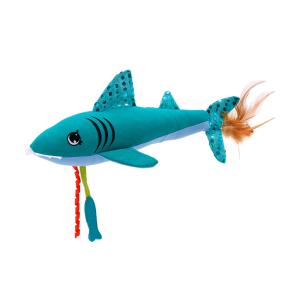 ハーツ　キャトラクション　けりけり　じゃれクッション　サメ　猫　おもちゃ　オモチャ　玩具｜chanet