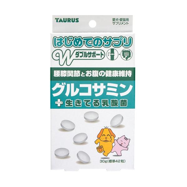 犬　猫　サプリ　トーラス　はじめてのサプリ　グルコサミン　３０ｇ　乳酸菌　コンドロイチン