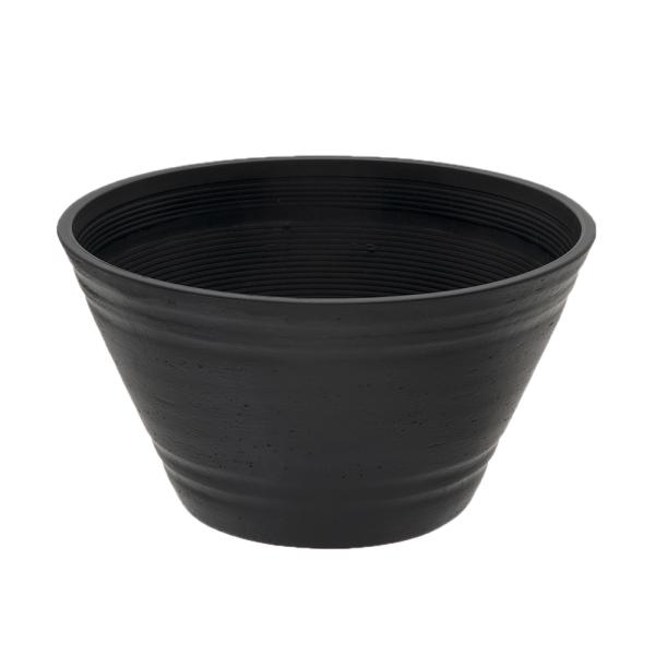 鉢　セラアート　平鉢　２７号×５個　黒　（外径２７０×高さ１５０ｍｍ）