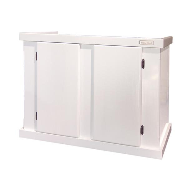 メーカー直送　（組立済）水槽台　ウッドキャビ　ホワイト　９００×６００　９０ｃｍ水槽用（キャビネット...