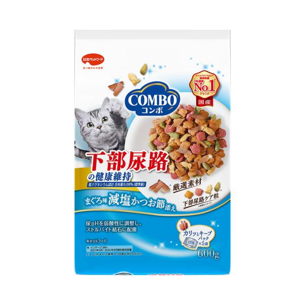 キャットフード　コンボ　キャット　下部尿路の健康維持　６００ｇ（１２０ｇ×５袋）