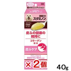 犬　サプリ　チョイスプラス　スタミノン　スキンケア　４０ｇ×２個｜chanet