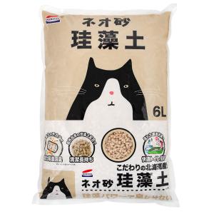 猫砂　コーチョー　ネオ砂　珪藻土　６Ｌ　お一人様８点限り