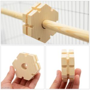 スドー クルクルかじりんガー+木製コーナーとま...の詳細画像1