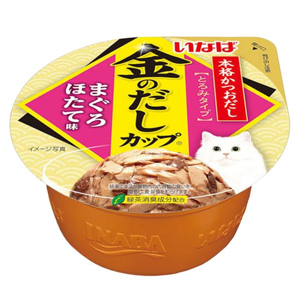 いなば　金のだし　カップ　まぐろ　ほたて味　７０ｇ×６個　キャットフード