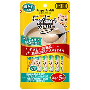 アース・ペット　にゃんにゃんカロリー　ほたて風味　２５ｇ×５袋｜チャーム charm ヤフー店