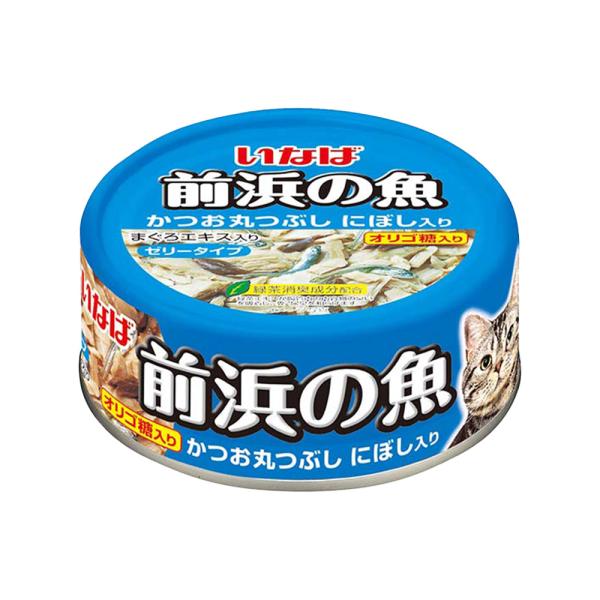 いなば　前浜の魚　かつお丸つぶし　にぼし入り　１１５ｇ×２４缶