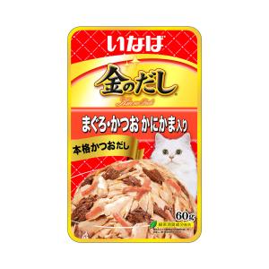 いなば 金のだしパウチ まぐろ かつお かにかま入り 60g 12袋入り