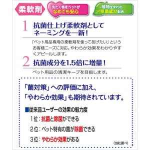ライオン ペットの布製品専用 抗菌仕上げ柔軟剤...の詳細画像2