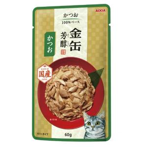 アイシア 金缶芳醇パウチ かつお 60g 12袋入り