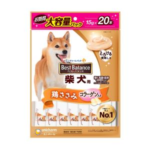 ベストバランスおやつ　柴犬用　鶏ささみ　１５ｇｘ２０本｜chanet