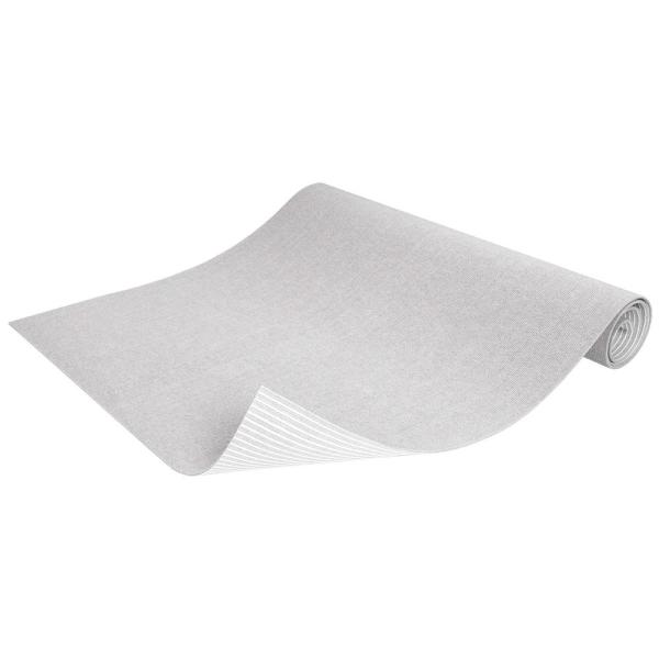 サンコー　おくだけ吸着ロングマット　グレー　９０×２００ｃｍ