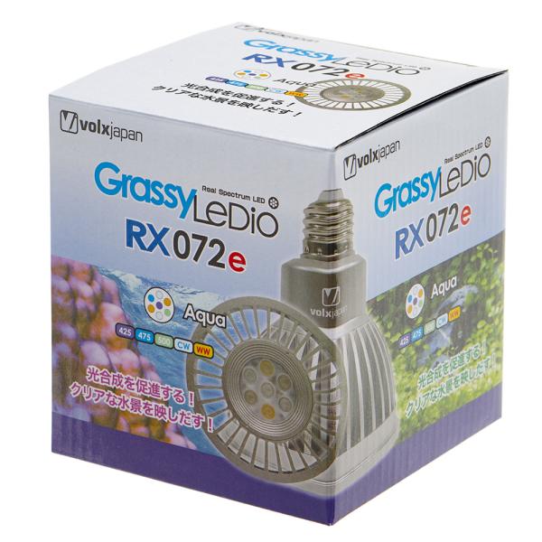 ボルクスジャパン　Ｇｒａｓｓｙ　ＬｅＤｉｏ　ＲＸ０７２ｅ　Ａｑｕａ　水槽　ライト　照明