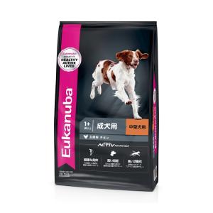 ドッグフード　ユーカヌバ　ミディアム　アダルト　２．７ｋｇ　成犬用　中型犬用　１歳以上　Ｅｕｋａｎｕｂａ　ジップ付　お一人様５点限り