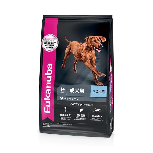ドッグフード　ユーカヌバ　ラージ　アダルト　７．５ｋｇ　成犬用　大型犬種用　１歳以上　Ｅｕｋａｎｕｂ...