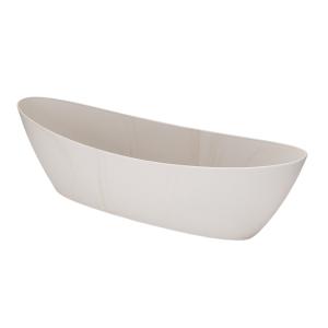 リッチェル　プランター　ラフィニー　オーバル　Ｍ　ホワイト　プランター　５２．３×１６．２×１５．７ｃｍ