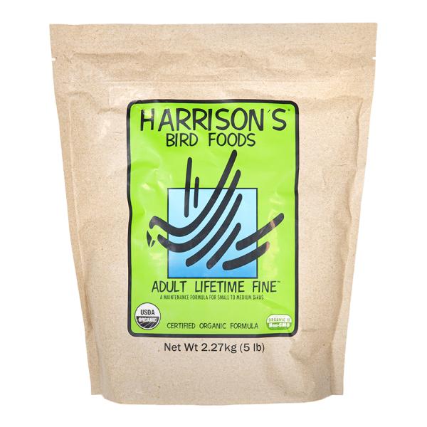 ハリソン　バードフード　アダルトライフタイム　ファイン　２．２７ｋｇ（５ｌｂ）　小粒