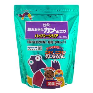 キョーリン　超おおきなカメのエサ　ハイパークリア　６００ｇ　（甲長１８ｃｍ以上〜）　お一人様２４点限り｜チャーム charm ヤフー店