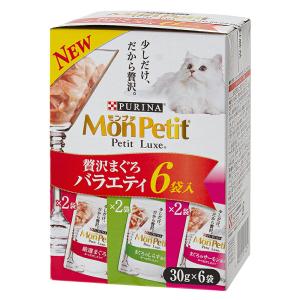 モンプチ　プチリュクス６Ｐ　贅沢まぐろバラエティ