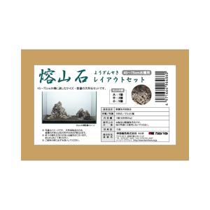 カミハタ アクアリウムロック 熔山石 レイアウトセット 45〜75cm用