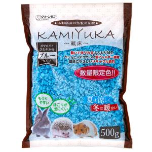 シーズイシハラ　クリーンモフ　小動物用床材　ＫＡＭＩＹＵＫＡ　ブルー　５００ｇ