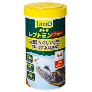 テトラ　レプトミンスーパー中粒　１６０ｇ　水棲カメ用　中粒かめ用フード　エビの旨味を凝縮した抜群のくいつき　ビタミン・カルシウム強化｜chanet