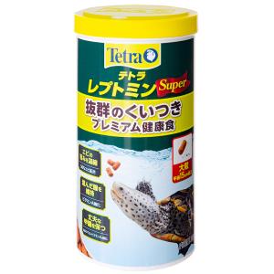 テトラ　レプトミンスーパー大粒　２８０ｇ　水棲カメ　エサ　フード　大粒かめ用フード　エビの旨味を凝縮した抜群のくいつき　ビタミン・カルシウム強化