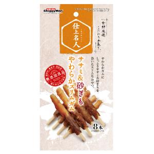 ドギーマン 仕上名人 ササミ＆砂ぎもスリムガム 8本