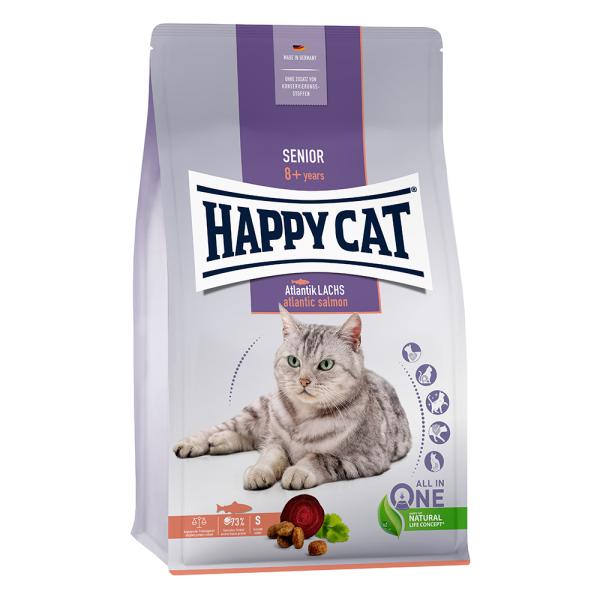 キャットフード　ＨＡＰＰＹ　ＣＡＴ　シニア　アトランティックサーモン　４ｋｇ　正規品