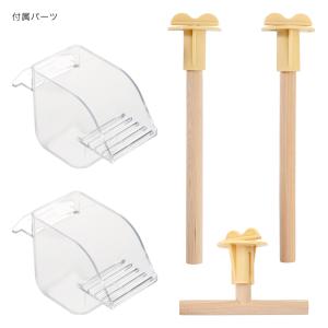 鳥かご HOEI 101アーチ手のりG ホワイ...の詳細画像4