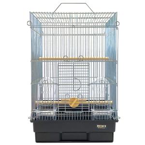 [美品]HOEI35角ブラック塗装2台 HOEI 鳥かご HOEI 35角B ブラック （37×41．5