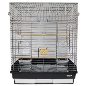 ＨＯＥＩ　ホーエイ　４６５オカメホワイト　インコ　銀メッキ　鳥かごバードゲージ HOEI [即納在庫品] 送料無料 オウム 大型インコ ゲージ ケージ