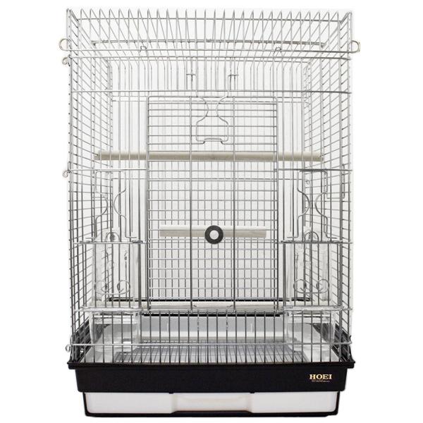 鳥かご　ＨＯＥＩ　４６５パラキート　ブラック　（４６．５×４６．５×６５ｃｍ）　インコ　小型インコ　...
