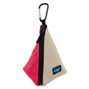ＩＤｏｇ　三角マナーポーチ　バイカラー　レッド×ベージュ｜チャーム charm ヤフー店