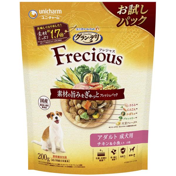ドッグフード　グラン・デリ　フレシャス　アダルト　チキン＆小魚入り　２００ｇ