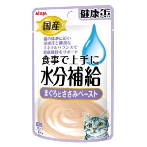 アイシア　健康缶パウチ　水分補給　まぐろとささみ　４０ｇ