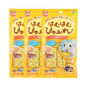 マルカン　はむはむぴゅーれ　チーズ風味　３０ｇ（５ｇ×６本）×３個売り｜chanet