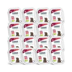 YARRAH ヤラー ハーブとビーフのキャットチャンク 100g×16個 正規品 キャットフード YARRAH ヤラー