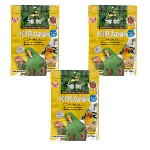 キョーリン　キラピピ　インコ　大粒　６００ｇ×３袋　中型・大型インコ用　総合栄養食