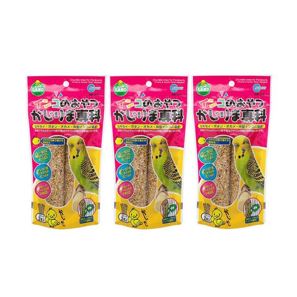 マルカン　インコのおやつ　かじりま専科　２本入り×３袋　鳥　おやつ　スナック・ビスケット