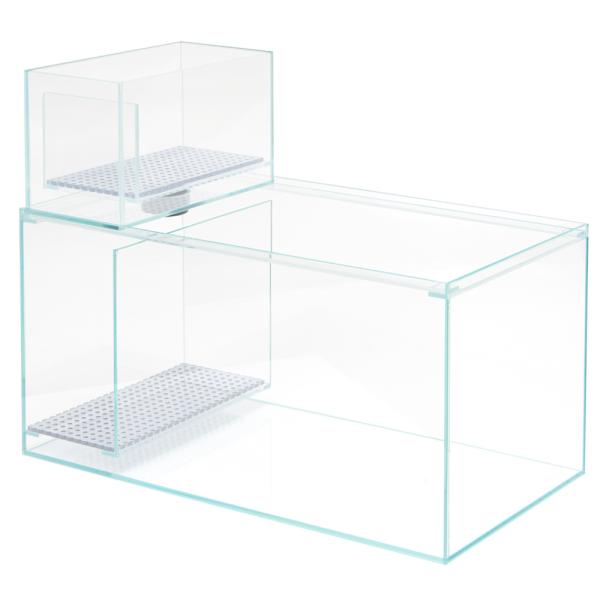 スーパークリア　アクロ　オーバーフロー　９０ｃｍ海水水槽専用　２層式濾過槽　ウールボックス付　お一人...