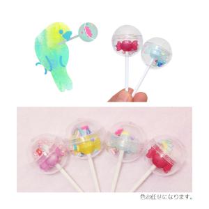 カラフルキャンディポップ マラカス 2個入 色...の詳細画像1